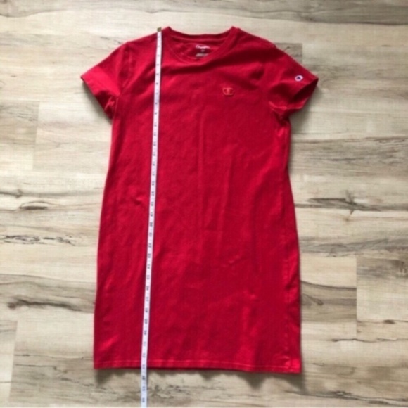 Champion Red T-Shirt Dress - Picture 8 of 8